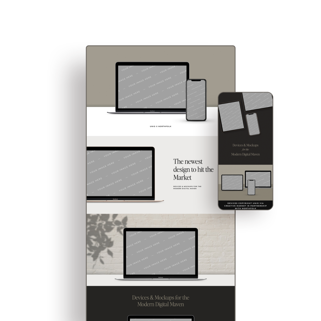 Showit Device Canvas Kit Template