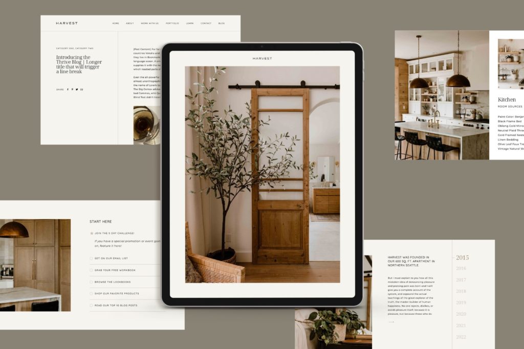 Showit Templates for Interior Designers