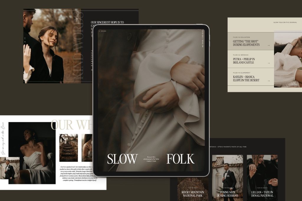 Showit Templates for Photographers