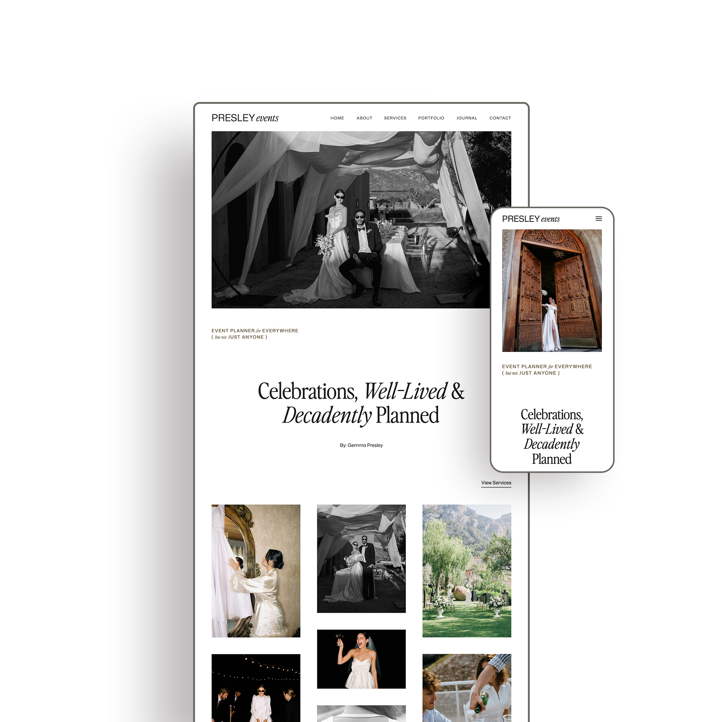 Presley Showit Template
