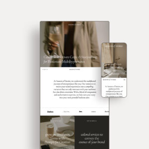 Seasons Showit Template