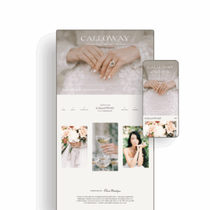 Calloway Showit Template