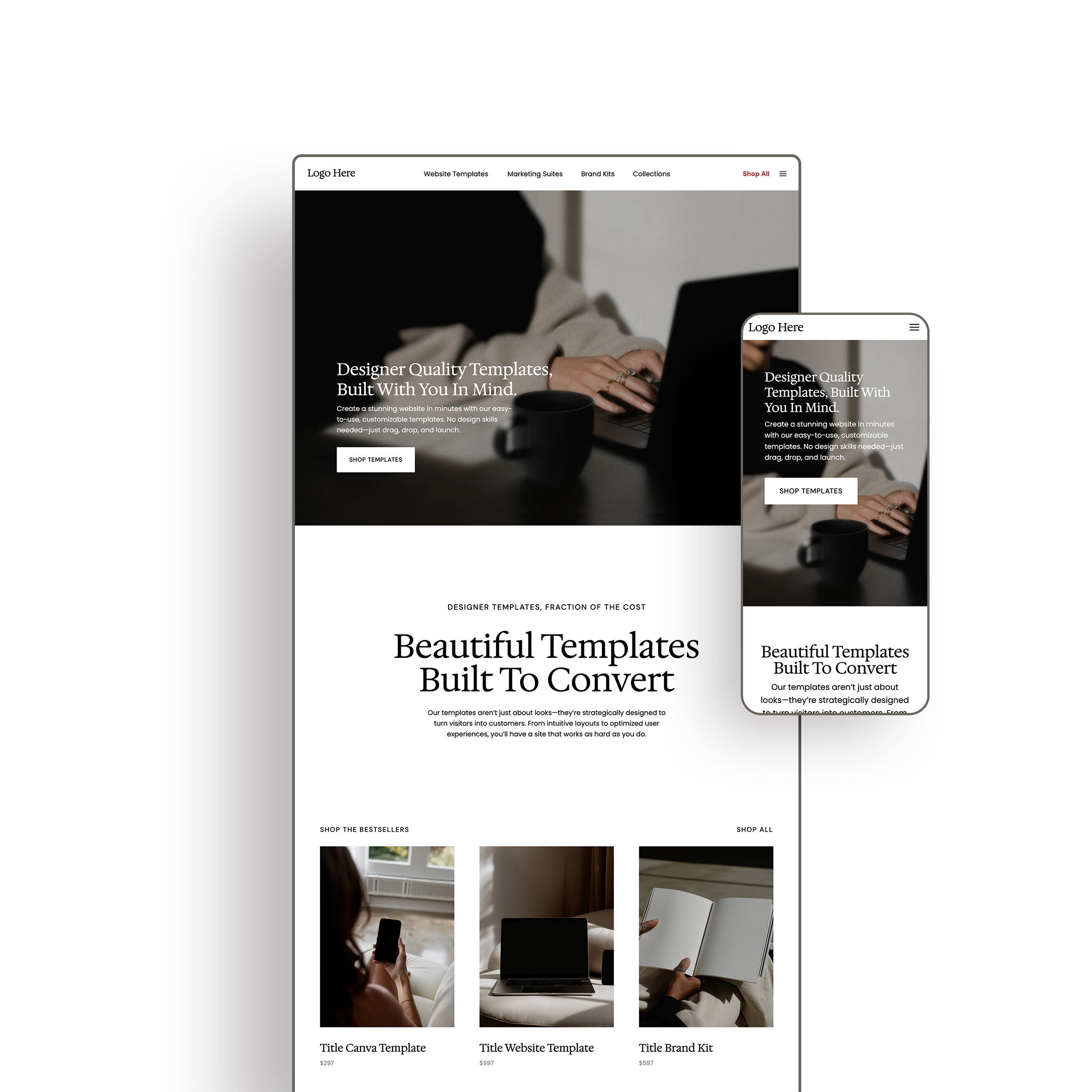 Designer Template Shop Suite