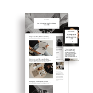 Blog N°02 Showit Add On