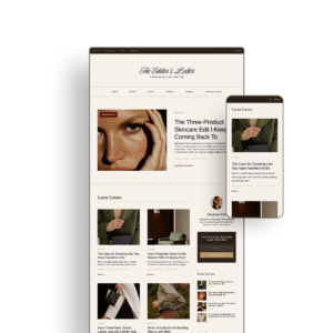 Substack Blog Dupe for Showit by Northfolk