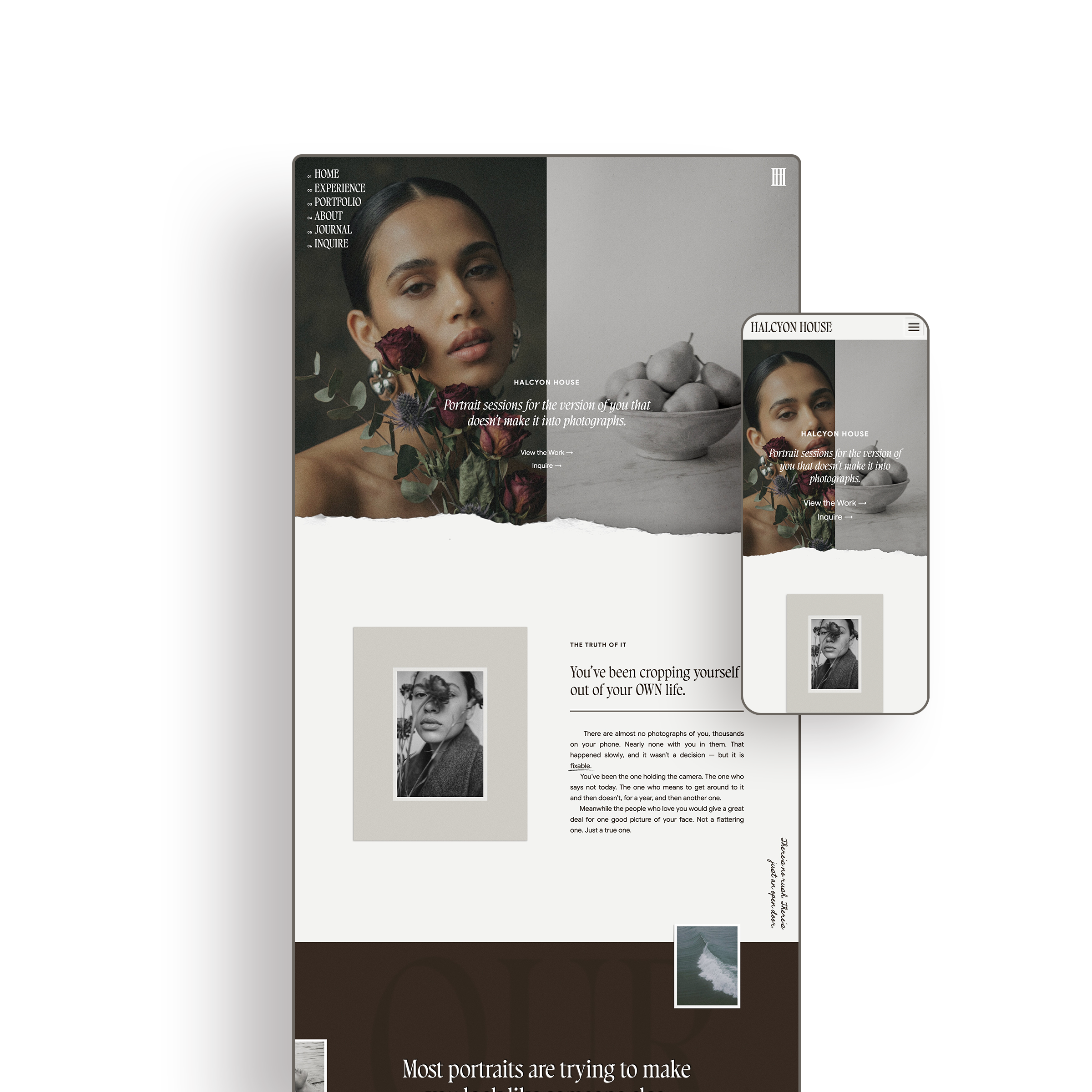 Halcyon Showit Template