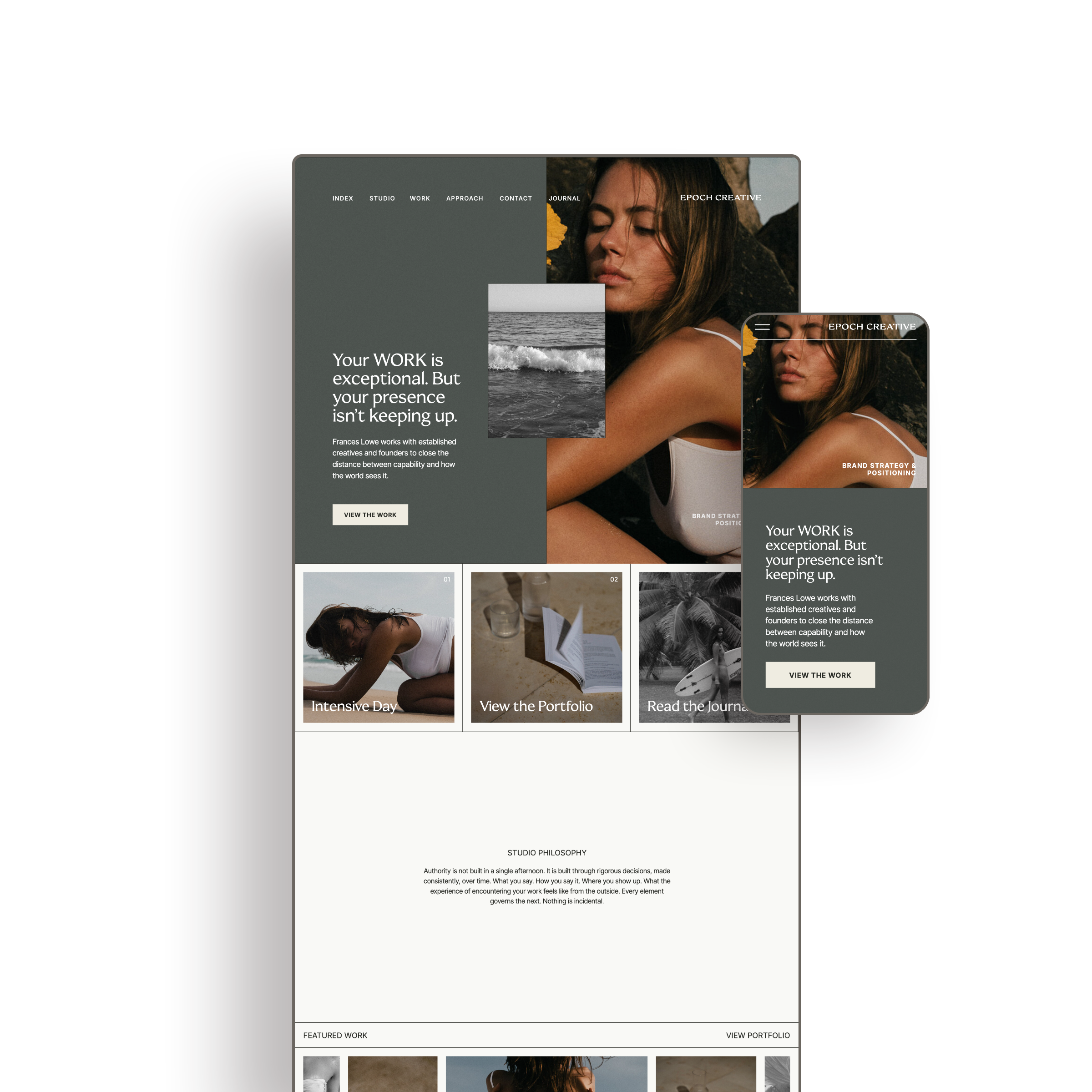 Epoch Showit Template